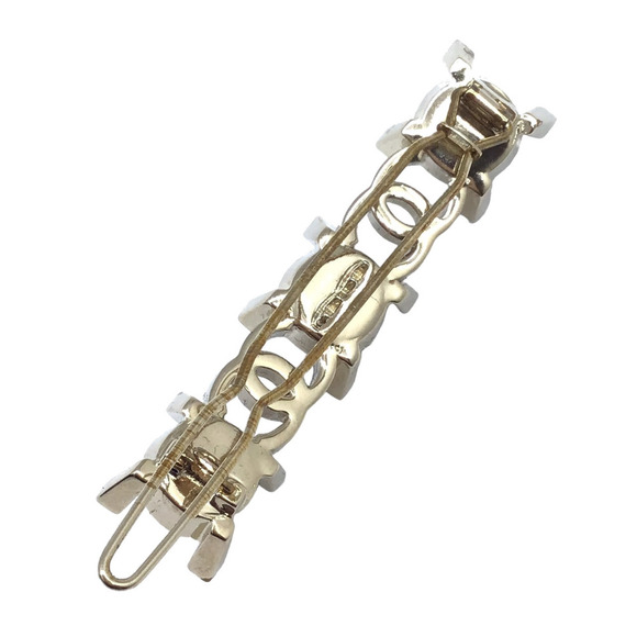 CHANEL Gold Pearl Barette - Picture 2 of 7